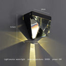 GobekUsa Crystal LED Wall Sconce: Modern Minimalist Bedroom Luxury Light