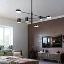GobekUsa LED Wrought Iron Chandelier for Living Room Bedroom Interior Lighting