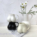 GobekUsa Lovely Butt Shape Ceramic Coffee Cup Storage Decoration