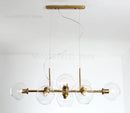 GobekUsa Gray Glass Pendant Lights: Modern Nordic Loft Rustic Chandelier for Kitchen Bar Dining by GobekUsa