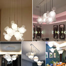 GobekUsa Glass Bubble LED Chandelier for Kids Kitchen Dining Office Lighting