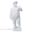 GobekUsa David Obesity Resin Sculpture: Nude Male Figure Art Home Decor Ornament