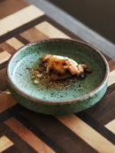 GobekUsa Ceramic Round Sauce Dish - Small Seasoning Bowl for Soy Sauce and Wasabi