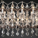 GobekUsa Iron Crystal LED Chandelier: 19th Century Style Kitchen Pendant Light