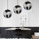 GobekUsa Black Metal Industrial Ceiling Light with E27 Socket for Living, Bedroom, Dining Room