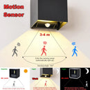 GobekUsa LED Motion Sensor Wall Lamp IP65 Waterproof 9W 12W 20W Indoor Outdoor Sconce