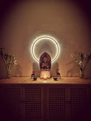 GobekUsa LED Ring Wall Lamp: Minimalist Living Room Decor & Atmosphere Light