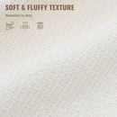 Boucle Chenille Cloud Sofa Bed — Convertible 3-Seat with Removable Pillows