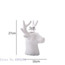 GobekUsa Deer Head Ceramic Vase - Home Decor Animal Head Flower Vase