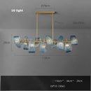 GobekUsa G9 LED Copper Pendant Light for Foyer & Dining Room