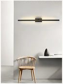 GobekUsa Linear Metal Tubes LED Wall Light Gold for Modern Living Room & Bathroom Mirrors