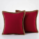 GobekUsa Linen Square Throw Pillow Covers Set - Home Decor for Sofa, Couch, Bed