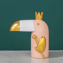 GobekUsa Bird Figurine: Modern Resin Toucan Statue for Home Office Decor & Phone Holder