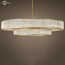 GobekUsa Glass Chandeliers: Elegant LED Pendant Hanging Lights for Home, Hotel, and Restaurant