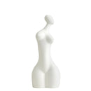 GobekUsa Abstract Ceramic Sexy Woman Statues - Modern White Decor Ornaments