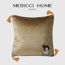GobekUsa Chinoiserie Tang Dynasty Lady Embroidered Cushion Cover for Sofa