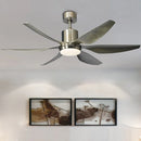GobekUsa 66" Nordic Industrial Ceiling Fan with LED Light and Remote Control