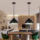 GobekUsa Iron Dome Industrial Pendant Light for Cafe Bar Home Decor