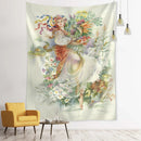 GobekUsa Forest Tapestry - 3D Printed Polyester Wall Hanging for Bohemian Home Decor