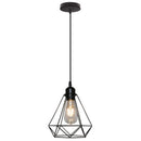 GobekUsa Diamond Cage Wrought Iron Pendant Light for Dining Room and Kitchen Island