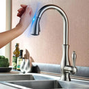 GobekUsa Black Touch Sensor Kitchen Faucet: Pull Out, Sensitive Control, Mixer Tap