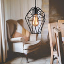 GobekUsa Birdcage Diamond Ceiling Pendant Light Chandelier for Home Living Room Decor