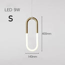 GobekUsa Gold Pendant Lights Energy Saving for Living Room Hanglamp