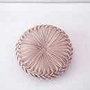 GobekUsa 3D Pumpkin Vehicle Wheel Round Velvet Throw Pillow for Couch Decor