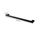 GobekUsa Black Matte Stainless Steel Bathroom Hardware Set: Paper Holder, Toothbrush Holder, Towel Bar & Accessories