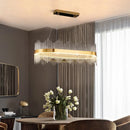 GobekUsa Crystal Chandelier Pendant Light Modern Luxury Dining Room Bedroom Lamp