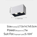 GobekUsa LED Adjustable Angle Spotlight Ceiling Lights for Background Wall and Aisle