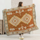GobekUsa Knitted Nordic Plaid Blanket - Cozy Home Decor and Sofa Cover