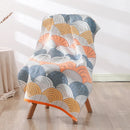 GobekUsa Bohemian Floral Cotton Gauze Bath Towel 70*140 - Soft & High Quality for Women, Children, and Adults