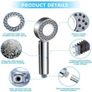 GobekUsa Double-sided High Pressure Showerhead with Shower Gel Container