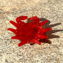GobekUsa Crab Glass Figurines: Handblown Art Animals Collectible Sculpture Ornaments
