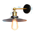 GobekUsa Industrial Loft Wall Lamp, Retro Wall Light for Home Decor, E27 Bulb Lighting