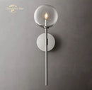 GobekUsa LED Glass Globe Wall Sconce Modern Indoor Light Fixture Decoration Bedroom Living Room