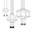 GobekUsa Designer Nordic Ceiling Chandelier for Home Decor and Living Room Lighting