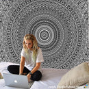 GobekUsa Indian Mandala Tapestry Hippie Wall Hanging Beach Yoga Mat Bedspread Table Cloth