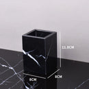 GobekUsa Black Marquina Marble Bathroom Set cue.opti
