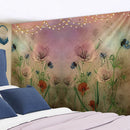GobekUsa Botanical Wildflower Tapestry Wall Hanging Flower Chart Hippie Bohemian Tapestries