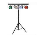 GobekUsa 7X40W RGBW LED Par Kit with Stand - High Quality Professional DJ Equipment