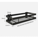GobekUsa Black SUS 304 Bathroom Shelf Shower Storage Basket Holder for Shampoo & Bath Essentials