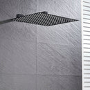 GobekUsa 16" Luxury Rain Shower Head with Wall Mounted Shower Arm - Bathroom Accessory