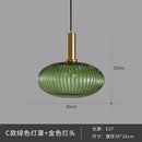 GobekUsa Glass Pendant Lights: Nordic Style Bedroom Kitchen Hanging Lamp