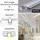 GobekUsa 1M Frameless Embedded LED Aluminum Profile for Linear Strip Lights