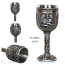 GobekUsa Gothic Skull Resin Wine Glass 200ml bar drinkware cocktail whiskey cup