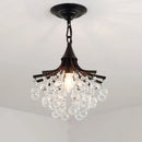 GobekUsa Gold/Black Crystal Pendant Chandelier for Wedding Decor and Luxury Home Lighting