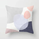 GobekUsa Geometric Stitch Print Pillow Cover - Modern Minimalist Office Cushion