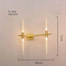 GobekUsa Branch Suspension Pendant Light - Gold Black G9 LED Iron Glass Fixture